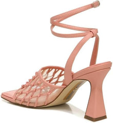 Sam Edelman Candice Canyon Clay Ankle Strap Square Open Toe Spool Heeled Sandal