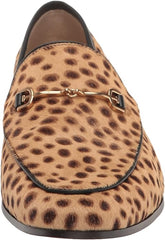 Sam Edelman Loraine Tan Multi Classic Chain Detailed Slip On Vamp Flat Loafers