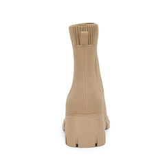 Ruanyu Platform Ankle Elastic Chunky Block Heel Chelsea Booties Lug Combat Boots 8