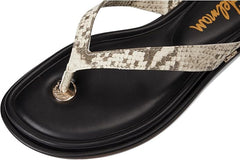 Sam Edelman Remi Roccia Open Toe Thonk Flat Slides Beach Flip Flops Sandals