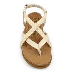 Blowfish Malibu Foxtail Cloud Dyecut Platform Wedge Heel Flexible Footbed Sandal