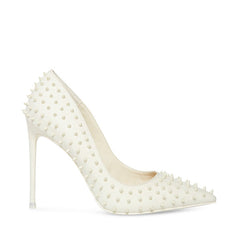 Steve Madden Vala-S Bone Embellished Printed High Stiletto Pointed Toe Dress Pumps