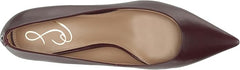 Sam Edelman Franci French Burgundy Pointed Toe Slip On Kitten Heel Classic Pumps