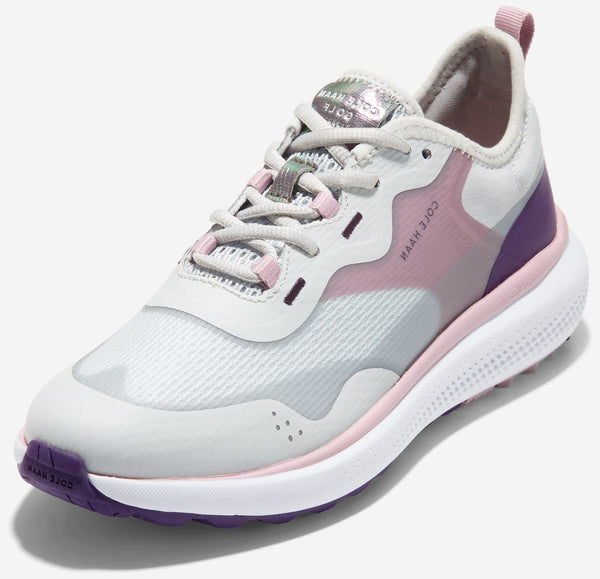 Cole Haan Zerogrand Fairway Golf Microchip/White Lace Up Low Top Sneakers