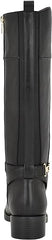 Tommy Hilfiger Ionni Black2 Almond Toe Buckle Detailed Knee High Riding Boots