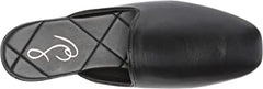 Sam Edelman Kylar Black Slip On Rounded Toe Flat Fashion Slipper Mules