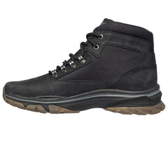 Skechers Ralcon Lorken Lace Up Rounded Toe Leather Combat Ankle Casual Boots