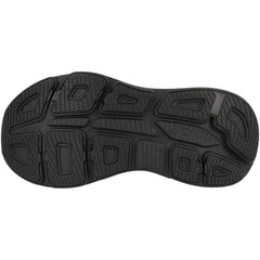 Hoka Womens Bondi 9 Black Fashion Lace Up Comfortable Cushion Platform Sneakers