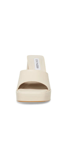 Steve Madden Cristo Platform Sandal Open Toe Chunky Heel Slip On Mule Pumps