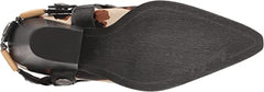 Sam Edelman Jackie Frontier Brown Zipper Pointed Toe Block Heel Western Boots