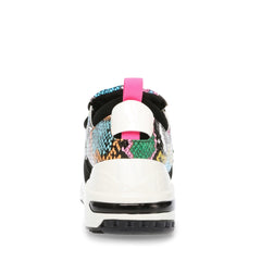 Steve Madden Cliff Snake Multi Round-Toe Lace Up Platform Fashion Sneakers