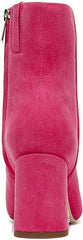 Sam Edelman Fawn Dahlia Pink Block Heel Squared Toe Fashion Ankle Boots