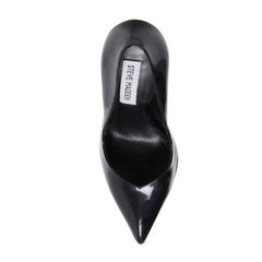 Steve Madden Luxury Black Patent Platform Pointed Toe Stiletto Dress Pump