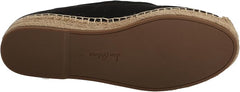 Sam Edelman Maddy Black Linen Cap Toe Mary Jane Espadrille Ballet Flats