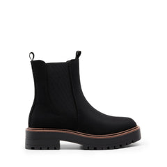 DREAM PAIRS Chelsea Ankle Boots Square Toe Low Heel Lug Sole Platform Booties  8