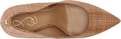 Sam Edelman Hazel Cuoio Leather Stiletto Heeled Slip On Pointed Toe Dress Pumps