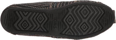 Toms Alpargata Resident Black Shearling Slip On Low Top Fashion Sneakers