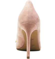 Charles David Preston BLUSH Nude Suede Pointed Toe Stiletto Pump