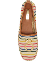 LOUISE ET CIE ADIGE vintage jute-wrapped sole skimmer Espadrille flat-RAINBOW