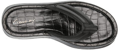 Circus NY by Sam Edelman Laina Black Fashion Soft Thong Slip On Platform Sandals