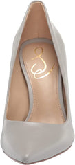 Sam Edelman Hazel Pebble Grey Stiletto Heel Pointed Closed Toe Dress Pumps
