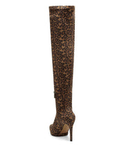 Jessica Simpson Vallrie High Heel Over The Knee Suede Pointed Toe Boots Natural