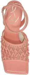 Sam Edelman Candice Canyon Clay Ankle Strap Square Open Toe Spool Heeled Sandal