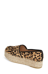 Steve Madden Alexia leopard Espadrille Wedge Slip On Flat Wedge Platform