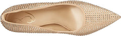 Sam Edelman Antonia Sesame Glitz Pointed Toe Slip On Spool Heel Fashion Pumps