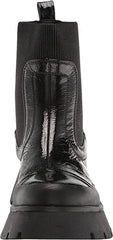 Circus by Sam Edelman Larissa Black Rounded Toe Pull On Chunky Heel Ankle Boots