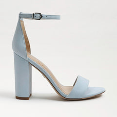 Sam Edelman Yaro True Blue Block Heel Ankle Strap Open Toe Dress Heeled Sandals