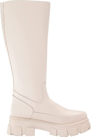Circus by Sam Edelman Dollie Light Grey Rounded Toe Pull On Knee High Boots