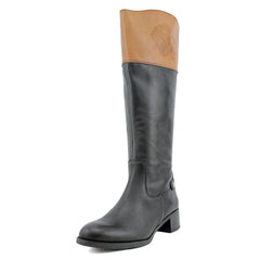 Franco Sarto Women's Chip Wide Calf Tall Riding Leather Boot (6)
