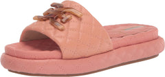 Sam Edelman Karinda Canyon Clay Rounded Open Toe Slip On Cushioned Slide Sandals