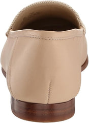 Sam Edelman Loraine Sandshell Leather Almond Toe Slip On Classic Wide Loafers