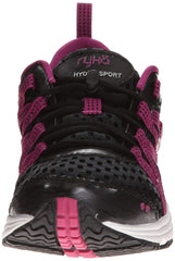 RYKA Women's Hydro Sport Shoe, Black/Berry/Chrome Silver