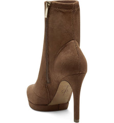Jessica Simpson Valyn Tobacco High Stiletto Heel Pointed Toe Platform Booties