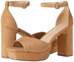 The Drop Hamalie Sand Fashion Platform Open Toe Block High Heeled Sandals 9