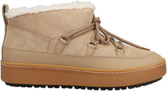 Cole Haan Cloudfeel Waterproof Birch Suede Rounded Toe Lace Up Ankle Snow Boots