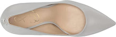 Sam Edelman Hazel Pebble Grey Stiletto Heel Pointed Closed Toe Dress Pumps