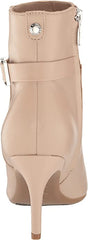Nine West Dian9x9 Taupe Pointed Toe Stiletto Heel Fashion Leather Ankle Boots