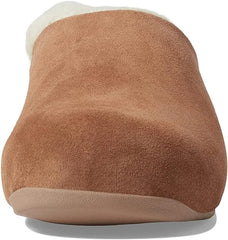 FitFlop Shuv Light Tan Slip On Rounded Toe Slip Resistant Comfortable Slippers