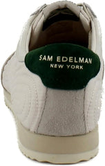 Sam Edelman Isabel Custard/Modern Ivory/Bright Pi Lace Up Round Toe Flat Sneaker