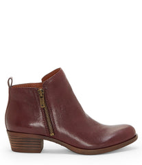 Lucky Brand Women's Basel Raisin Low Cut Ankle Booties