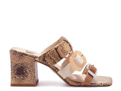 Louise Et Cie JERILYN Adjustable Straps Buckle Open Toe Slip-On Mule Sandals