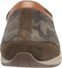 Easy Spirit Travel Time Round Green 300 X-Wide Closed-Toe Slip On Mule Clog