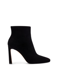 Vince Camuto Taileen Black Square Toe Covered Stiletto Heeled Ankle Dress Bootie