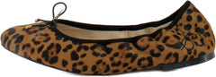 Sam Edelman Felicia Granada Tan Leather Slip On Bow Rounded Toe Ballet Flats