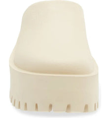 Jeffrey Campbell Clogge Sea Salt Fashion Slip On Slide Chunky Platform Sandals