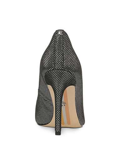 Sam Edelman Hazel 12 Pointed Toe Slip on Metallic Pumps Black Multi Single Sole